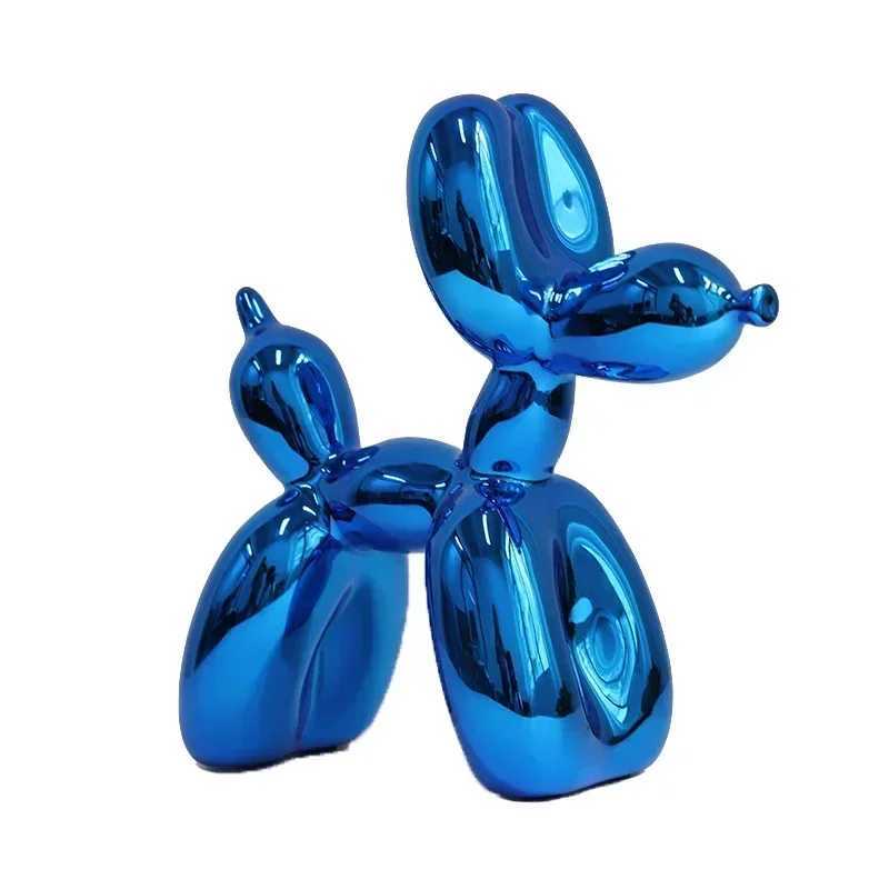 Resin Balloon Dog Sculpture Nordic Puppy Home Decor Living Room Desk Decor Office Figurines for Interior Decoration Home StatueXJ250214