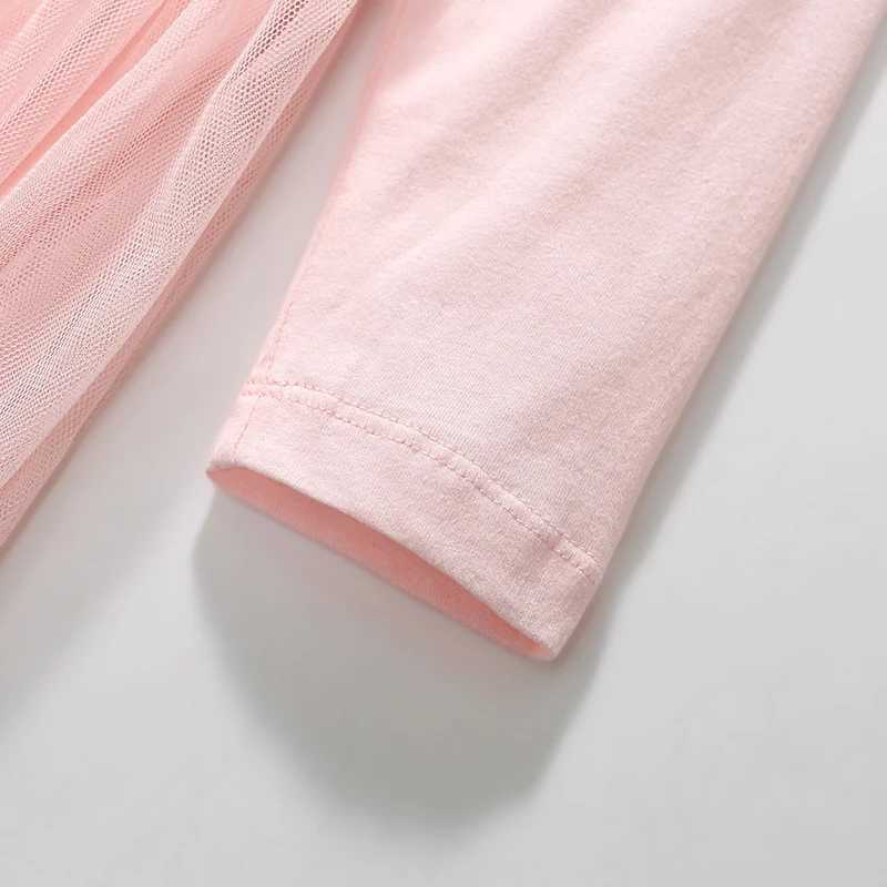 Little maven Kids Clothes Childrens Clothing 2024 Autumn Cotton Baby Girls Ballet Dancer Long Sleeves Dresses 2-7 year Z250214