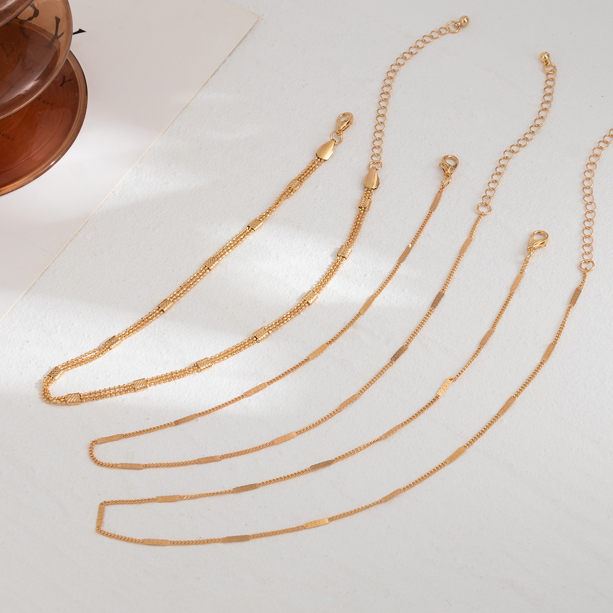 women Jewelry sexy layered metal body simple and cool style neck chain niche necklace