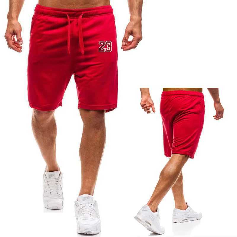 23 Creativity PrintMen Thin Sports Running ShortsSummer Jogging Workout Short PantsDrawstring With Pockets Man Casual ShortsXJ250213