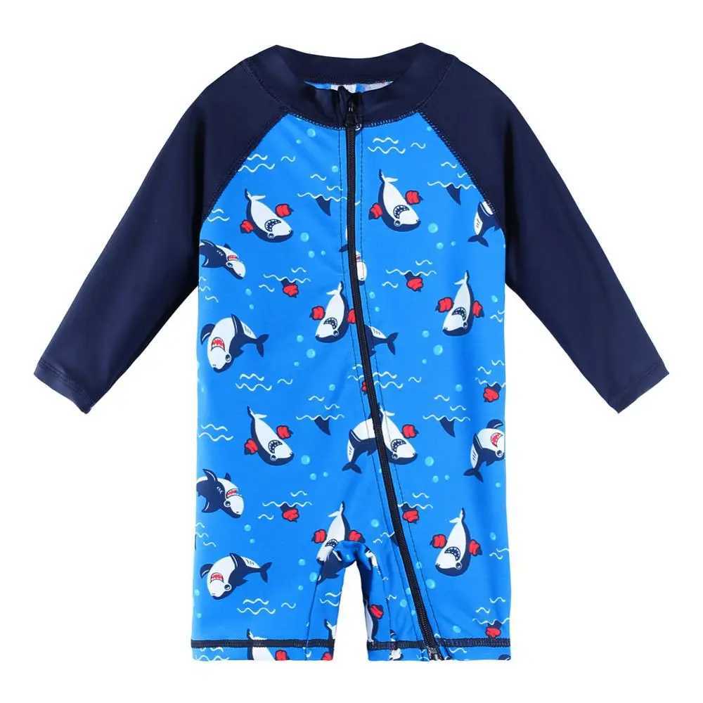 BAOHULU UPF50+ Kids Swimwear Long Sleeve Baby Boy Swimwear One Piece Toddler Swimsuit Infant Bathing Suit for Boys Girls Z250214
