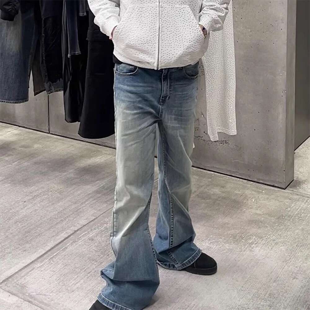 High Street Washed Y2k Baggy Jeans For Men And Women Straight Pockets Ropa Homber Pantalones Denim Trousers Oversized Cargos