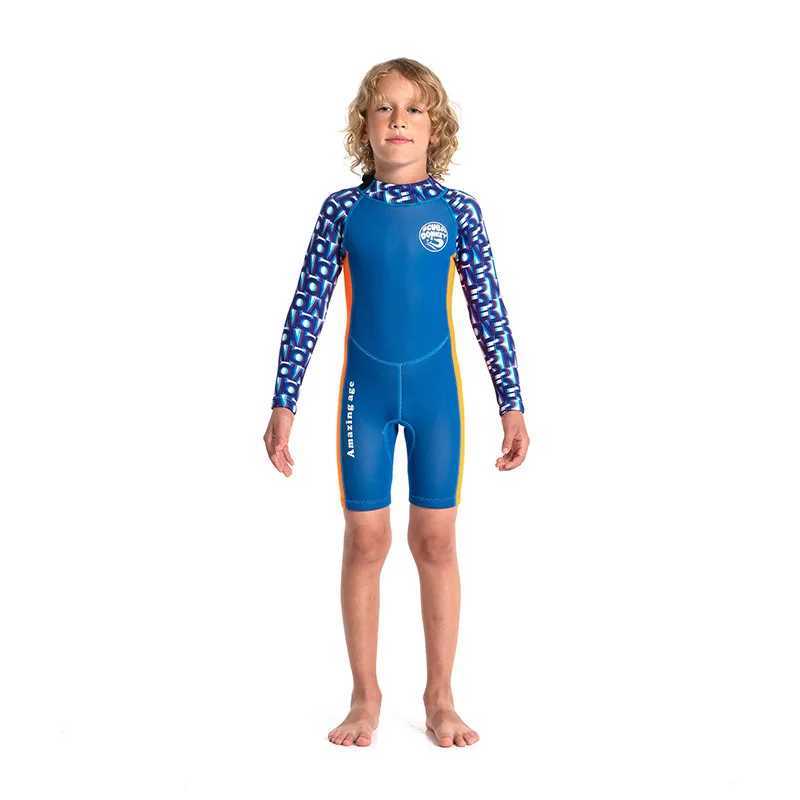 2.5MM Neoprene Scuba Keep Warm Water Sport Full Body Swim Diving Suit For Kids Snorkeling Spearfishing Kayaking Surfing WetSuit Z250214