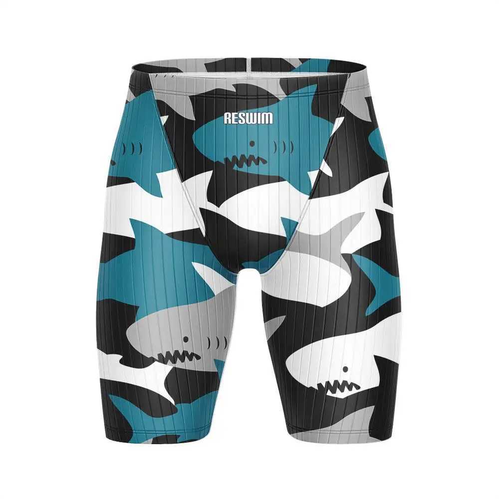 New Mens Swim Jammer Swimsuit Swimming Trunks Beach Tights Shorts Athletic Training Swimwear Bathing Suit Running Surfing Pants W250214