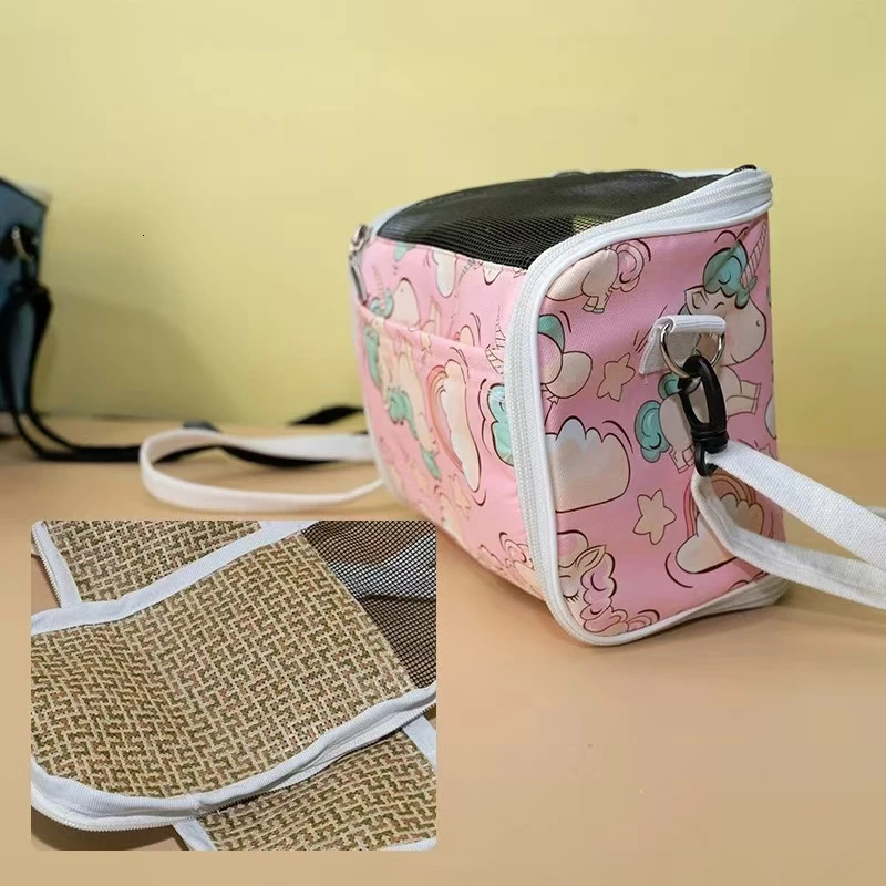 Portable Pet Bird Cage Parrot Breathable and Detachable Hamster Flying Kangaroo Travel Bag Pet Accessories Guinea Pig Pet Bag 250206
