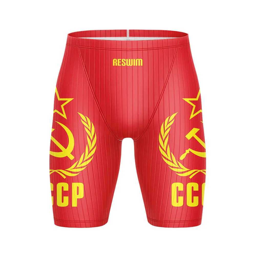 Summer Mexican Swimming Mainline Mens Swimming Jammer Swimsuit Shorts Sports Training Beach Tight Shorts Swimming Diving Surfers W250214