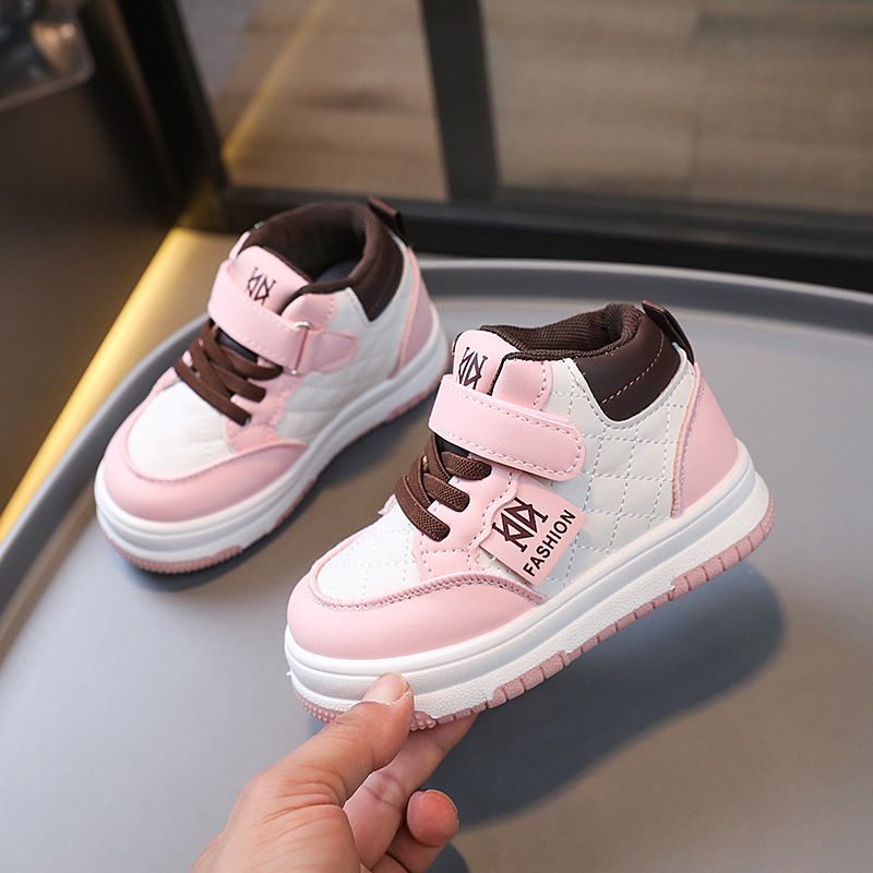 Toddler Shoes Boy Basketball Shoes Girl Sport Shoes Non-slip Footwears Autumn Student Shoes Cutefeet New Outdoor Shoes Sizes US5.5C-US1Y 000117