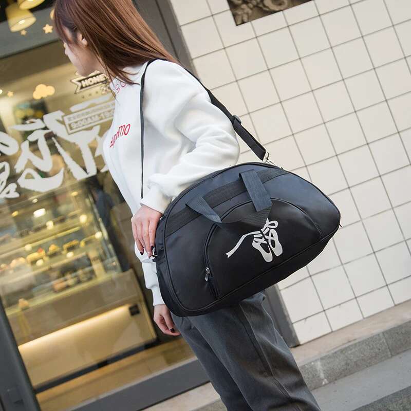 Women Dance Dress Shoes Storage Bag Lady Yoga Swimming Fiess Sports Wear Handbag Casual Shoulder Bags