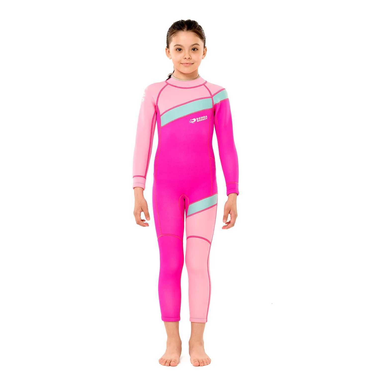 2.5MM Scuba UnderWater Hunting Spearfishing Snorkeling Diving Suit Children Full Body Neoprene Surfing Kayaking Drifting WetSuit Z250214