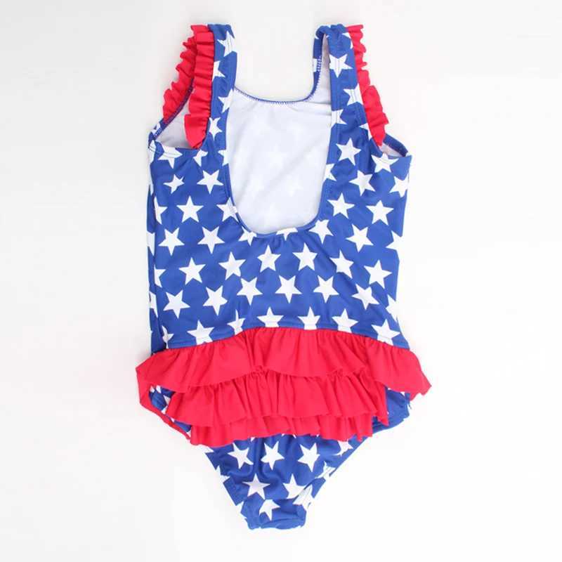 Toddler 1-6 Years Mini Ruffles Swimsuit Nylon Fabric Bathing Suits Cotton Lining Kids Girls Swimwear Infant Beachwear Z250214