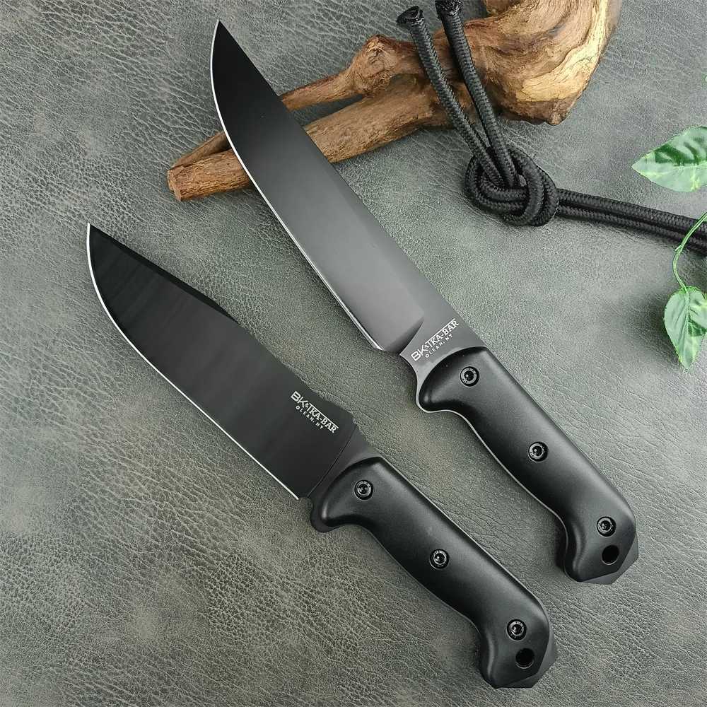 KA-BAR Becker Series Fixed Blade Knife - BK5 - BK7 - 8Cr13Mov Steel Blade - Tactical Combat Military Utility Survival Knives W250214