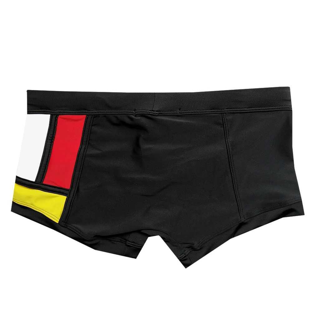 Sexy Male Swim Pants Low Rise swimsuit Mens Nylon Trunk Swimwear Brief Mens Swimming Surf Elastic Sunga UnderpantsT250213