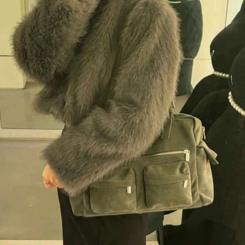 Custom Initials Korean Pillow Bags For Women Designer Handbag And Purse 2025 New In PU Multiple Pockets Underarm Shoulder