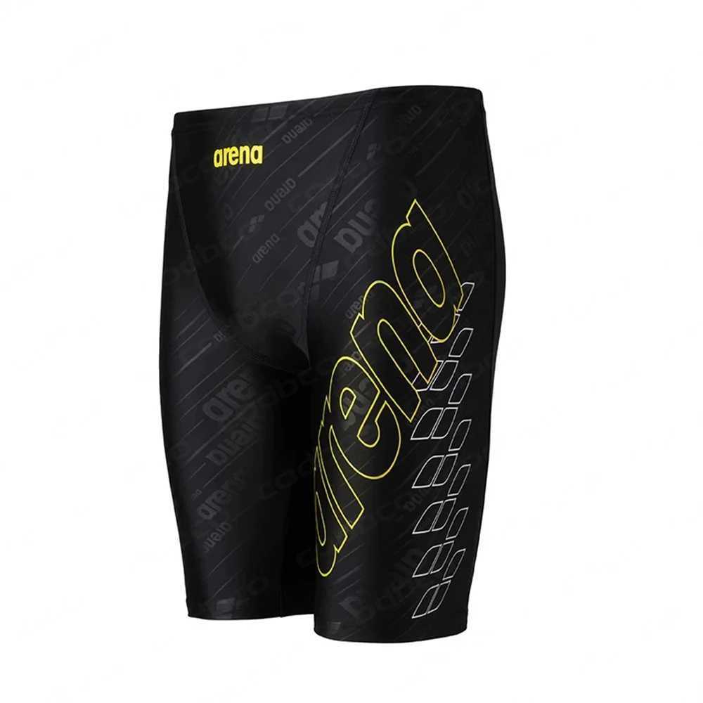 2025 Mens Swimming Jammer Endurance Exercise Training Swimsuit Beach Swimming Relay Swimsuit Jammer Summer Tight Surfing Diving Pants W250214