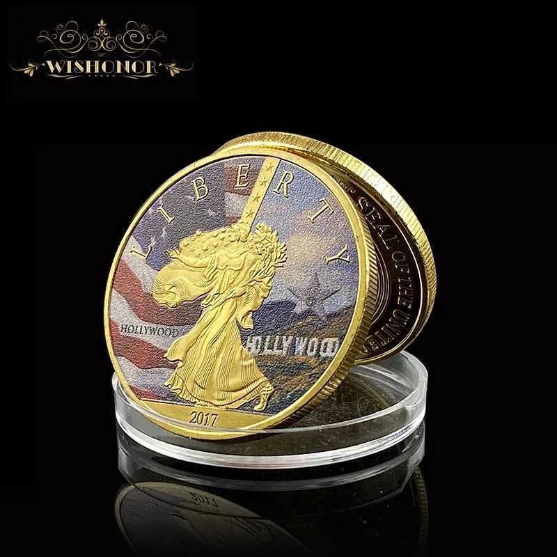 Nice Challenge Coin National Security Agency Commemorative Coin Fancy Normal NSA Gold Plated Coin Collection W250207