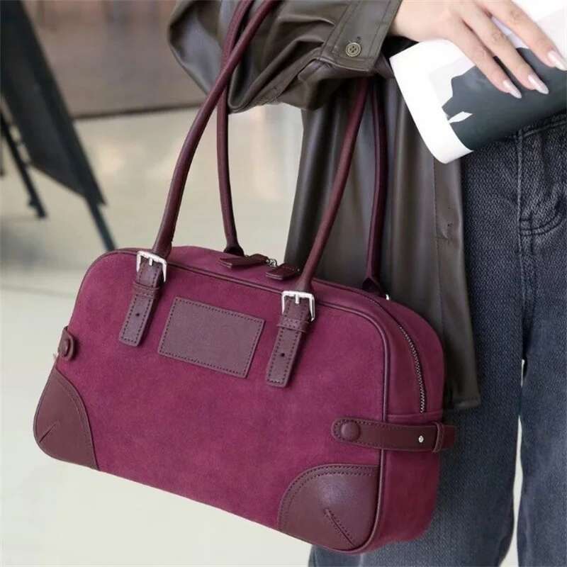 Patchwork Genuine Tote Women Cow Leather Handbag Fashion Ladies Shoulder Bag