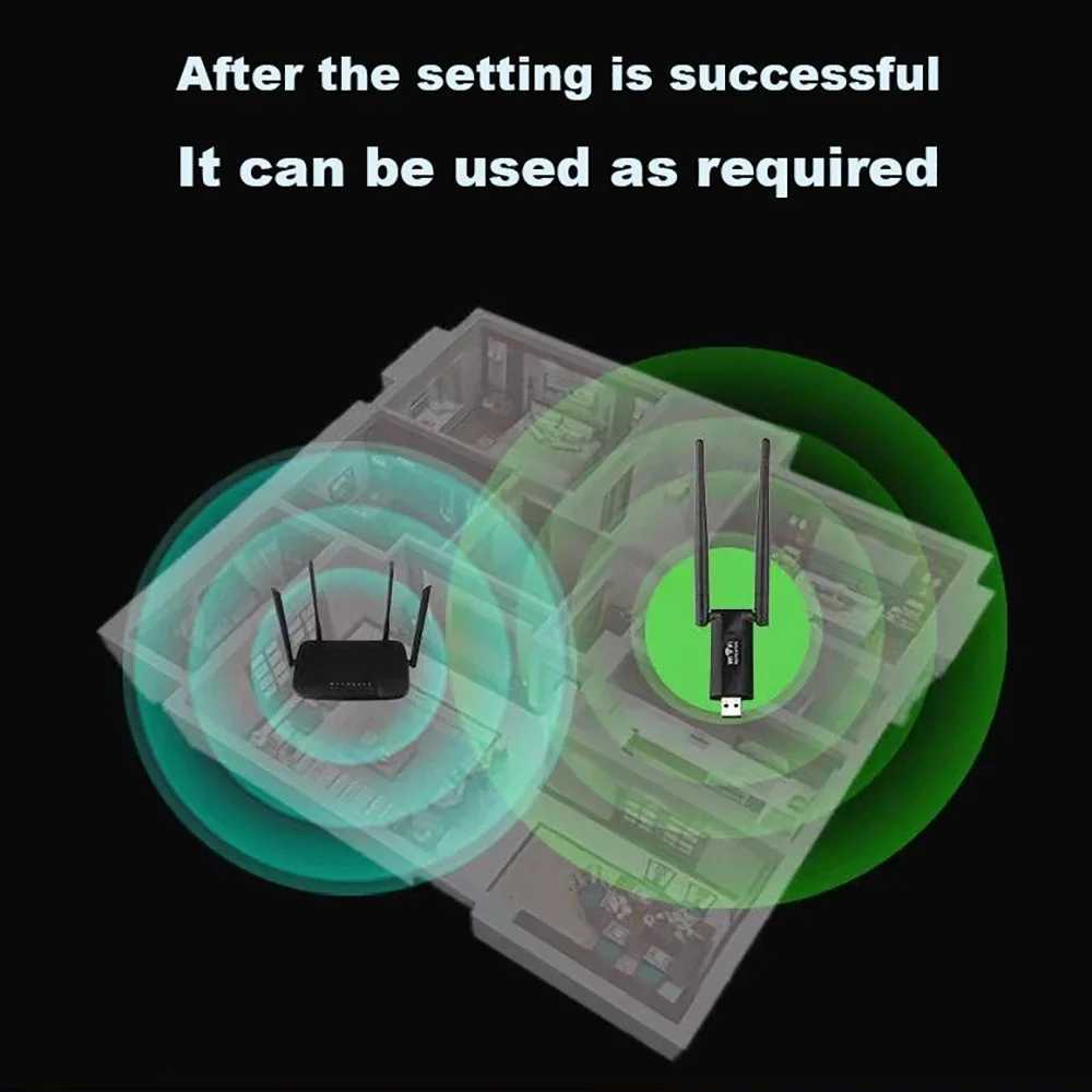 USB WiFi Repeater Wireless Extender Router WiFi Signal Amplifier Booster Long Range Wi-Fi Repeater Access PointXJ250214