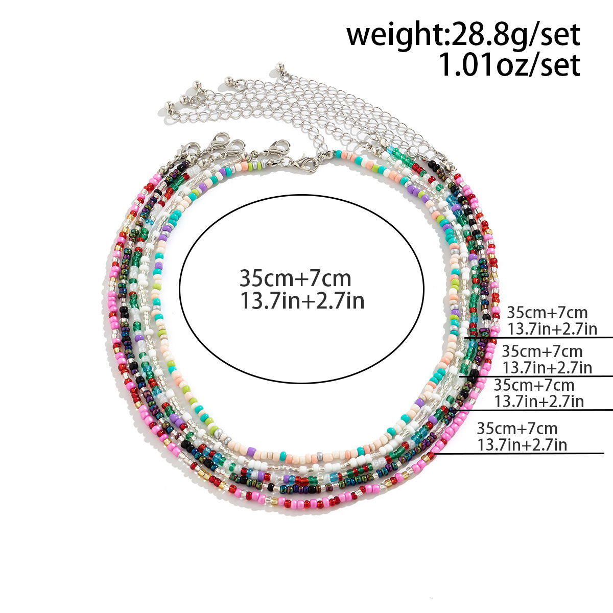 Woman Jewelry countryside summer beaded short collarbone chain sweet and minimalist vacation style fashion rice bead necklace