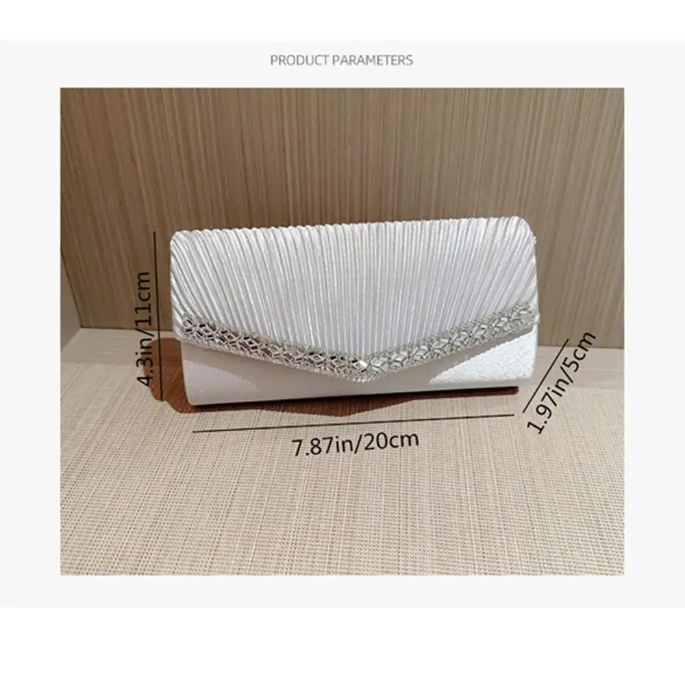 Fashionable womens evening bag sequin clutch sparkling banquet handbag chain shoulder wedding party wallet 250213