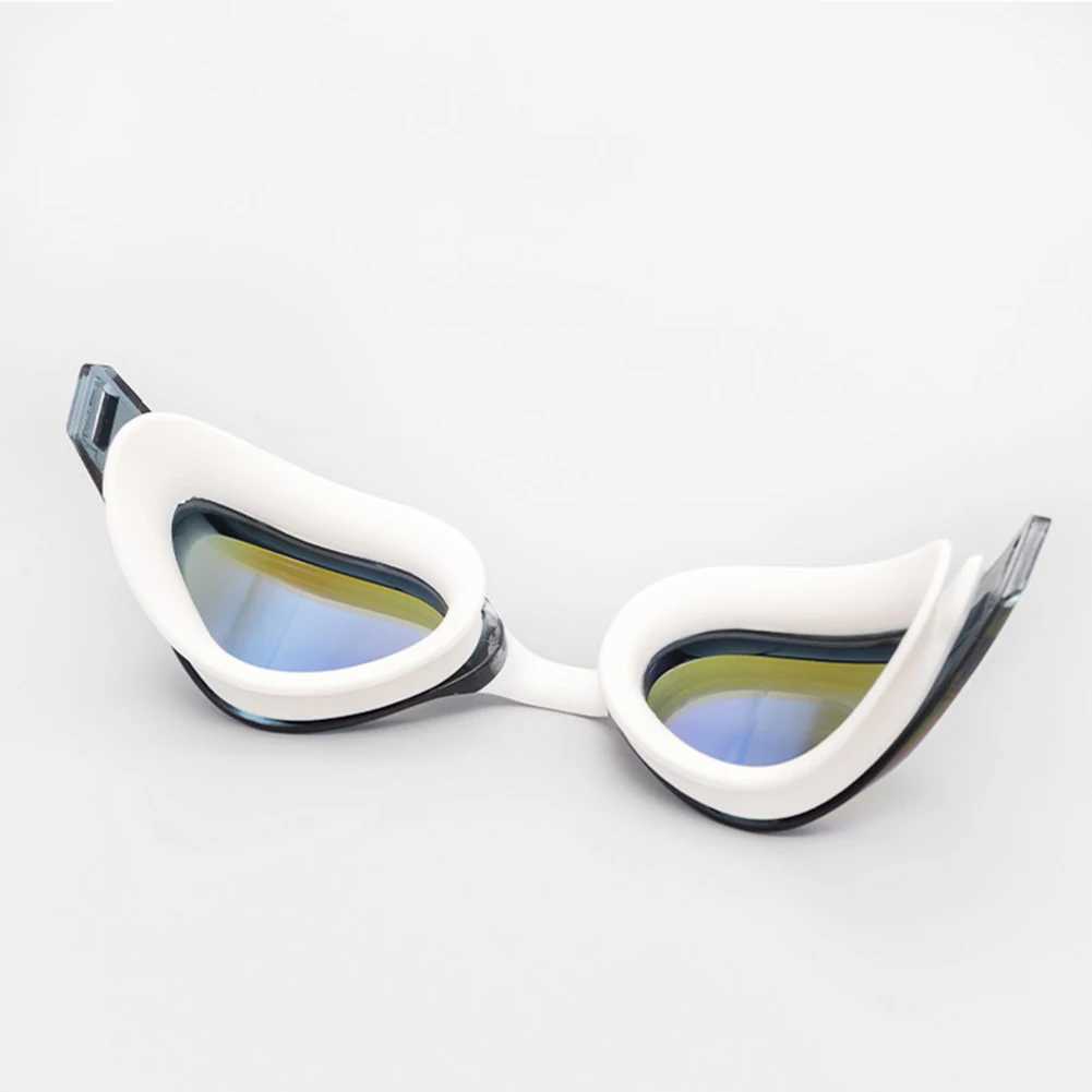 Professional Swim Glasses Adjustable Electroplate Diving Glasses UV Protection Swim Race Goggles for Women Men Youth Kids Z250215