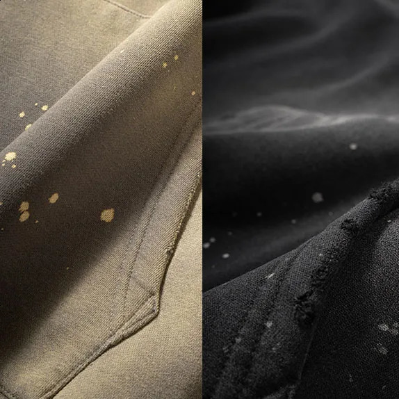 Vintage Acid Washed Hoodie Distresses Pullover Oversized Causal Street Fashion Sun fade 100 Cotton Hoodies For Man or Women 250214