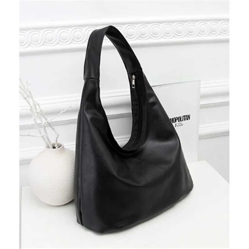 Wen Girls Messenger Bags Black Soft PU Leather Hangbag Fashion Wen Shoder Bag Satchel Crossbody Tote Handbag Purse Z250318