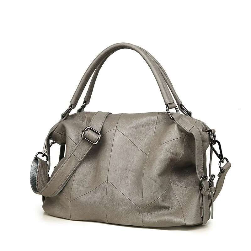 2021 Women Genuine Leather Handbag Elegant Tote Ladies Shoulder Crossbody Bags Large Capacity Designer Handbags and Purses