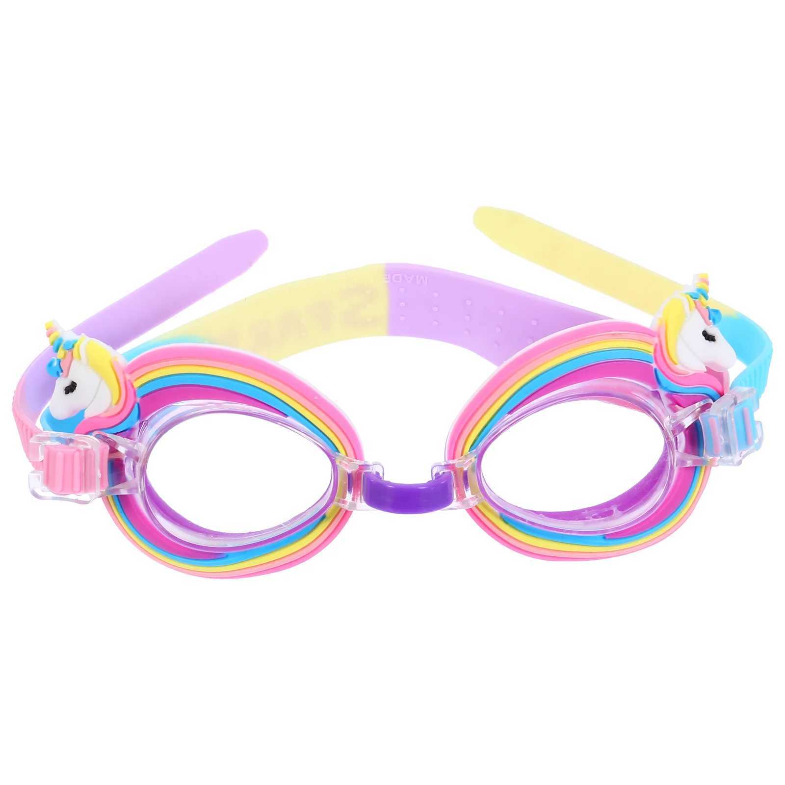 Childrens Swimming Goggles Anti-fog Glasses for Lovely Kids Beach Silica Gel Girl Z250215