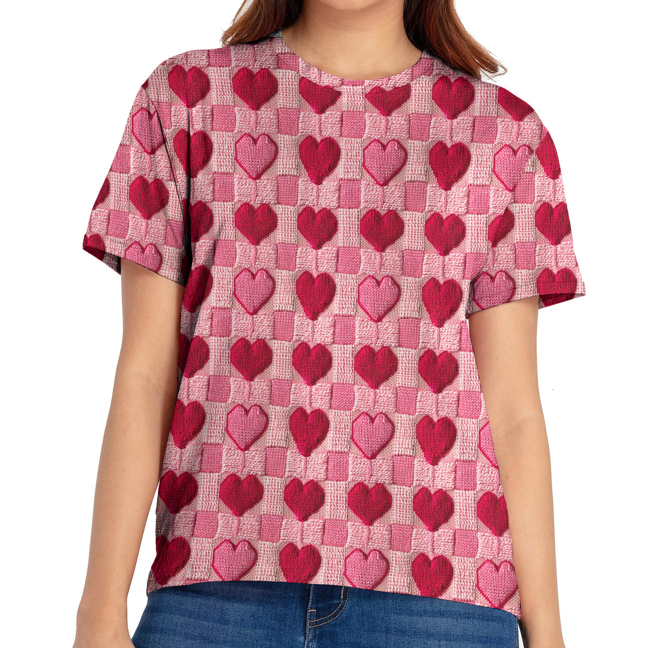 Designer's New 2025 Spring/summer Fashion Trend Creative Headphones Short Sleeved Youth Popular Women's T-shirt Begins