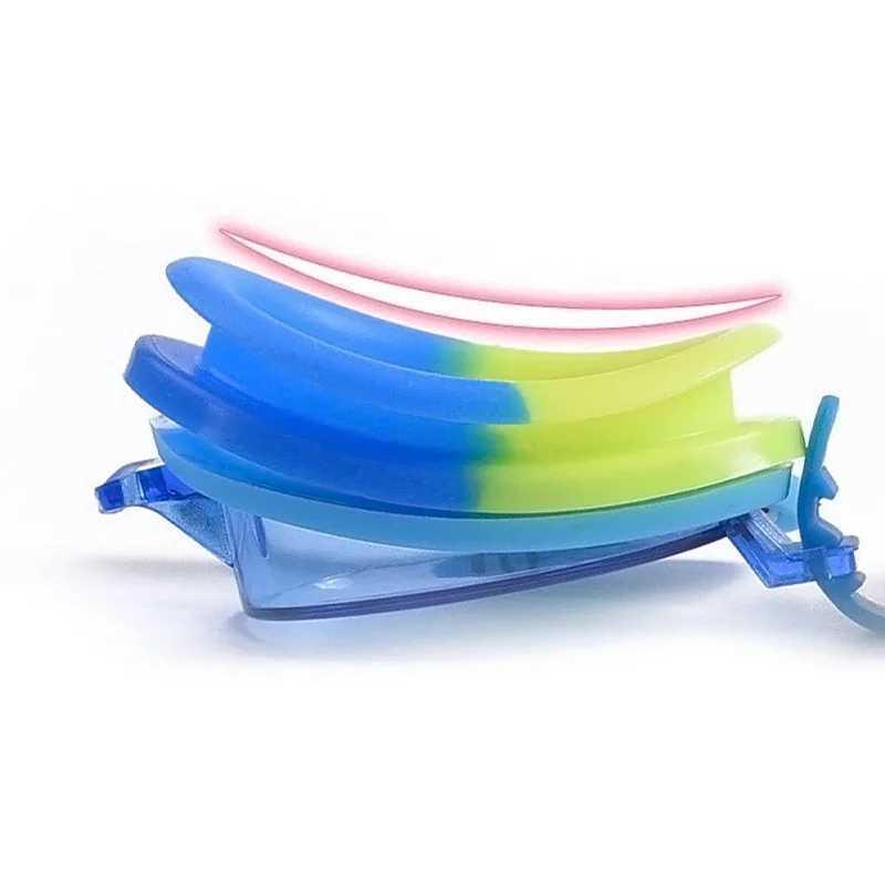 Colorful Childrens Diving Glasses Children Swimming Goggles Waterproof Anti Fog Adjustable Glasses Z250215