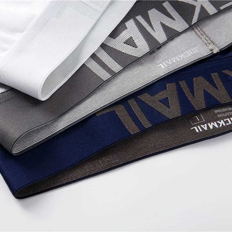 JOCKMAIL brand high quality mens underwear boutique cotton boxer briefs Thickened low waist trunks underpantsT250210