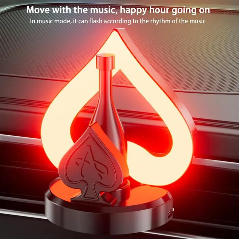 Car Diffuser Vent Clip Auto Air Vent Aroma Ornament Long-Lasting Vehicle Freshener Clip With Light For Cars Auto Suvs 250214