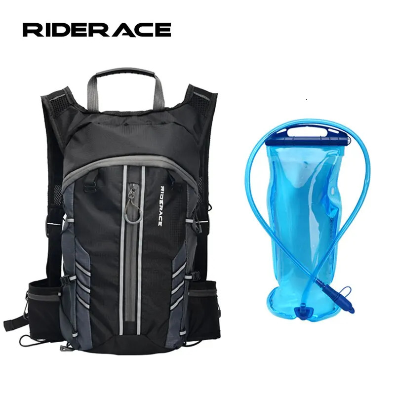 RIDERACE Bicycle Water Bag Foldable 10L Sport Outdoor Hiking Portable Breathable For Cycling Road Bike Pouch Hydration Backpack 250214