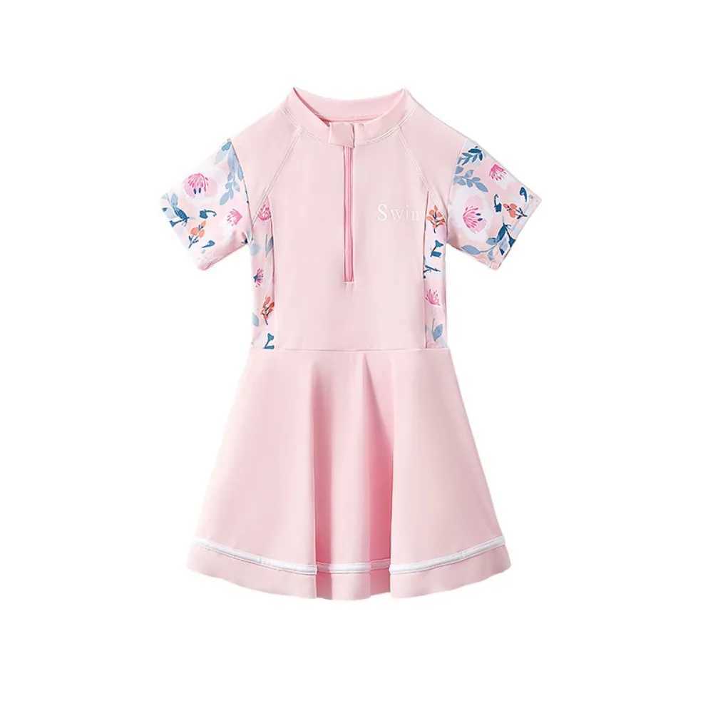 New Childrens Swimsuit Summer New Girl Casual Wading Sports Swimsuit Swim Skirt Student Swimming EquipmentXJ250214