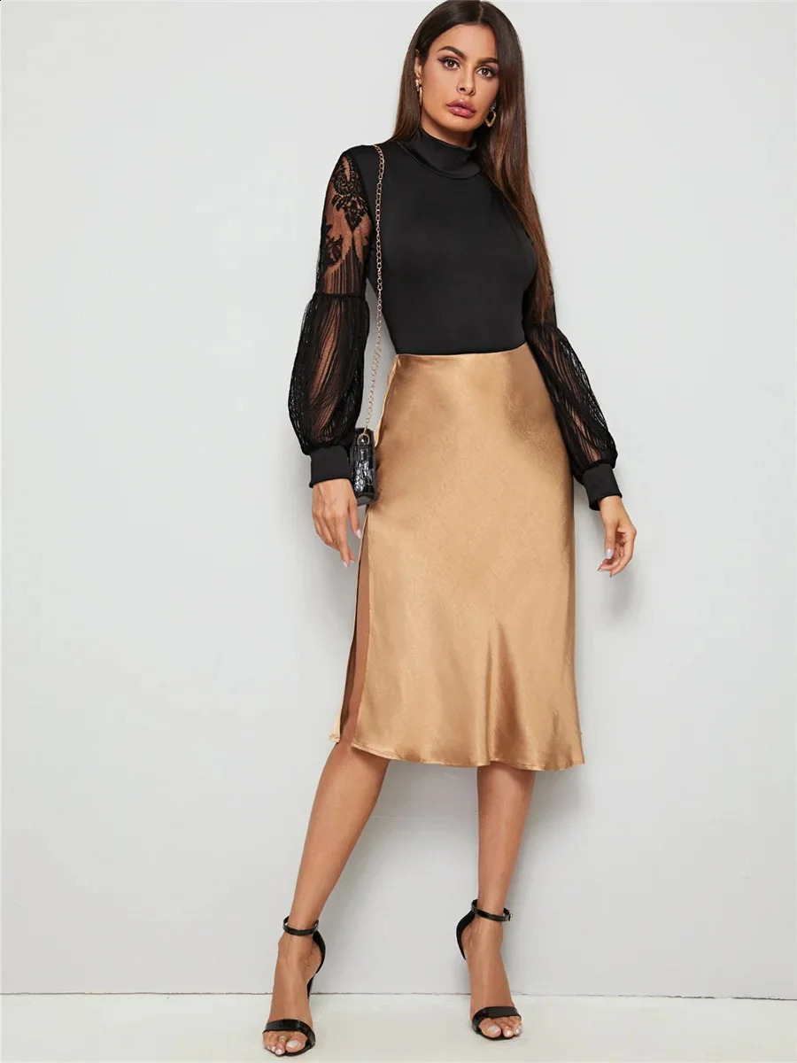 Bodysuit Women Sexy Slim Long Sleeve Bandage Body Feminino Turtleneck Patchwork Rompers Overalls Bodycon Jumpsuit 250213