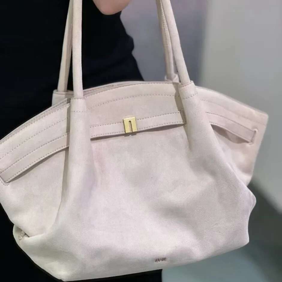 Large Size Chamois Leather Commuter Single Shoulder Slant Cross Underarm Tote Bag For Women Motorcycle Equipment Genuine Leather Gender Neutral BagVoy