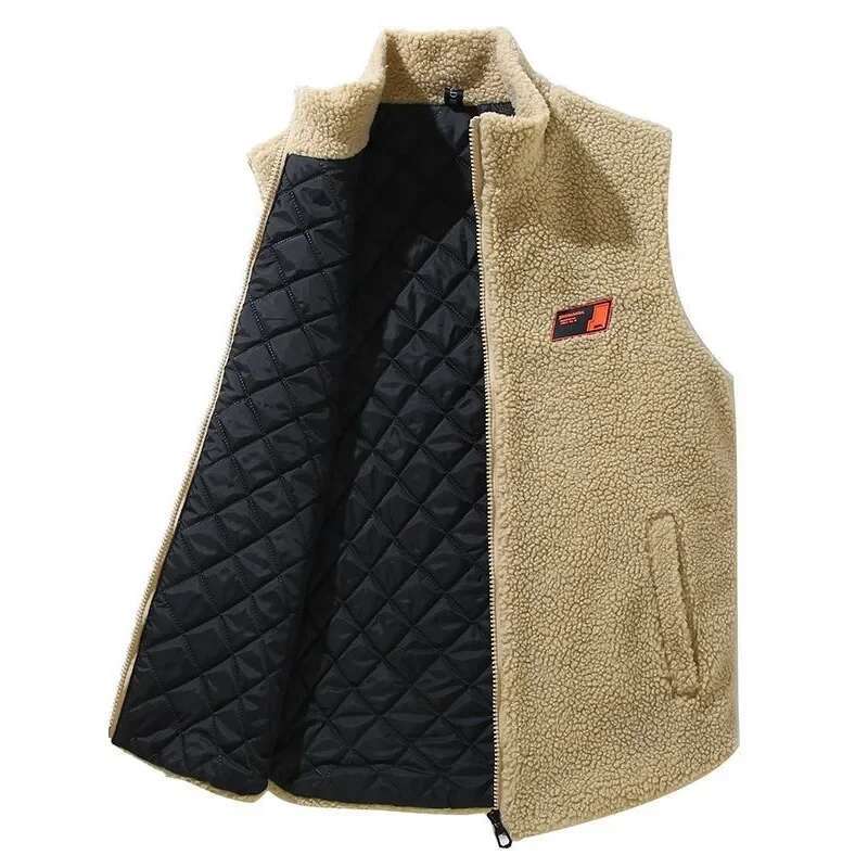 2023 Size Waistcoat Thick Warm Men's Casual Fashion Padded Vest Plus Large Jacket Shoulders Outer Wear 12XL 11XL 10XL 9XL