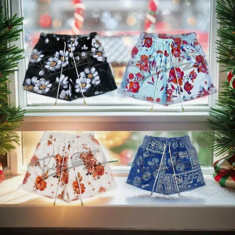 RYOKO RAIN New summer mens shorts men and womens fashion beach seaside casual shorts mesh sports quick-drying quarter pants W250215