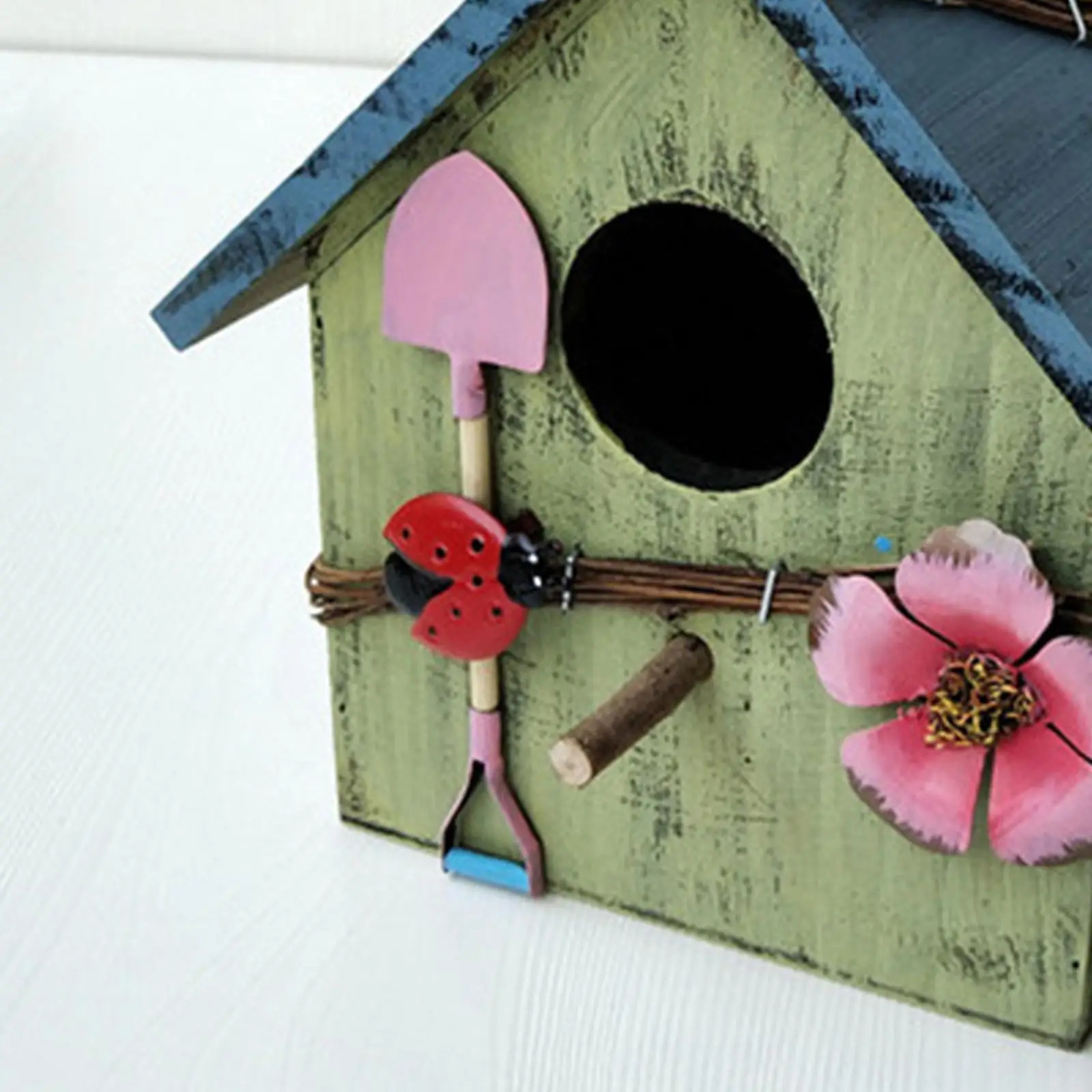Hanging Bird House Outdoor Courtyard Decorative Birdhouses Yard Garden Decor 250206