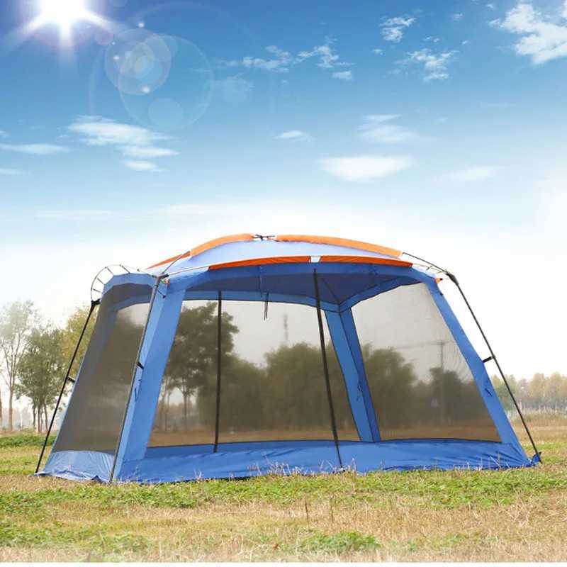 Multiplayer Camping Tent 4 Corners Garden Arbor Leisure Party Awning Barbecue Sun Shelter Large Gazebo Good Quality X250215