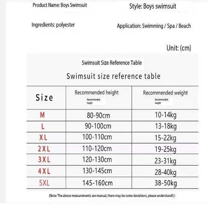 Two Piece Childrens Swimsuit SummerNew Boys Quick-drying Swimwearteenage Boy Swimming Suits with Cap SetXJ250214