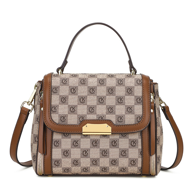 Free shipping 2025 new designer Shoulder Bags For womans flap lady square check bag handbag fashion women crossbody bag