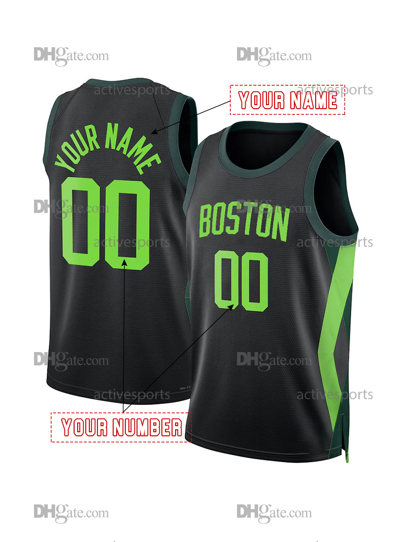 Mens Womens Youth Custom Tatum Basketball Jersey Holiday White Porzingis Brown Horford Pritchard Custom Stitched