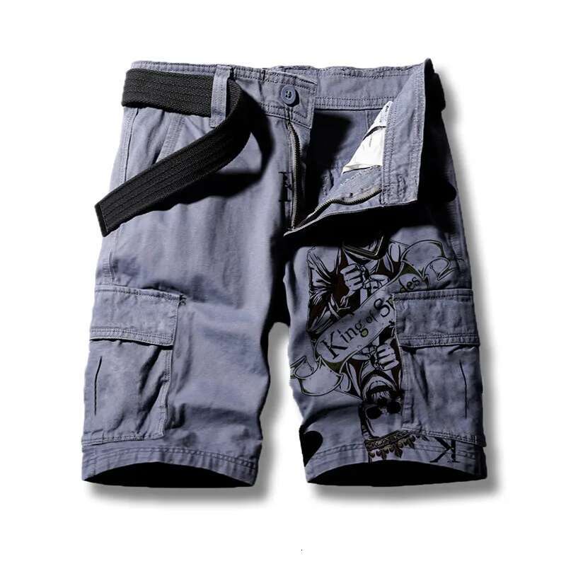 Summer Shorts Men's Cargo Loose Outdoor Sports Nickel Pants Side Pocket Cotton Comfortable Plus Size Casual Shor