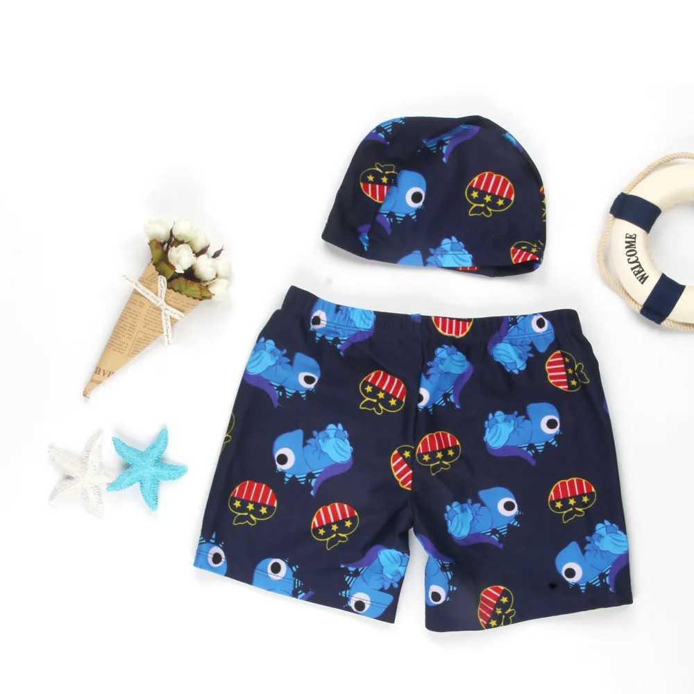 Childrens Boys Summer Baby Sun Protection Quick Drying Split Body Swimsuit Childrens Middle and Large Childrens Cute OutfitXJ250214