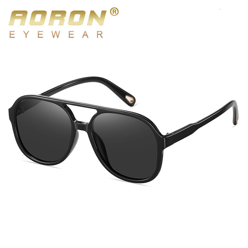 New round large frame men's and women's colorful fashion polarized TR90 designer sunglasses for women