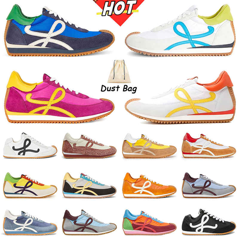 Brand Top Men Women Ballet Runner L Flow Runners Sneakers Shoes Low Rubber Sole Fabric Skateboard Walking Comfort Trainers Daily Outfit Outdoor Recreation