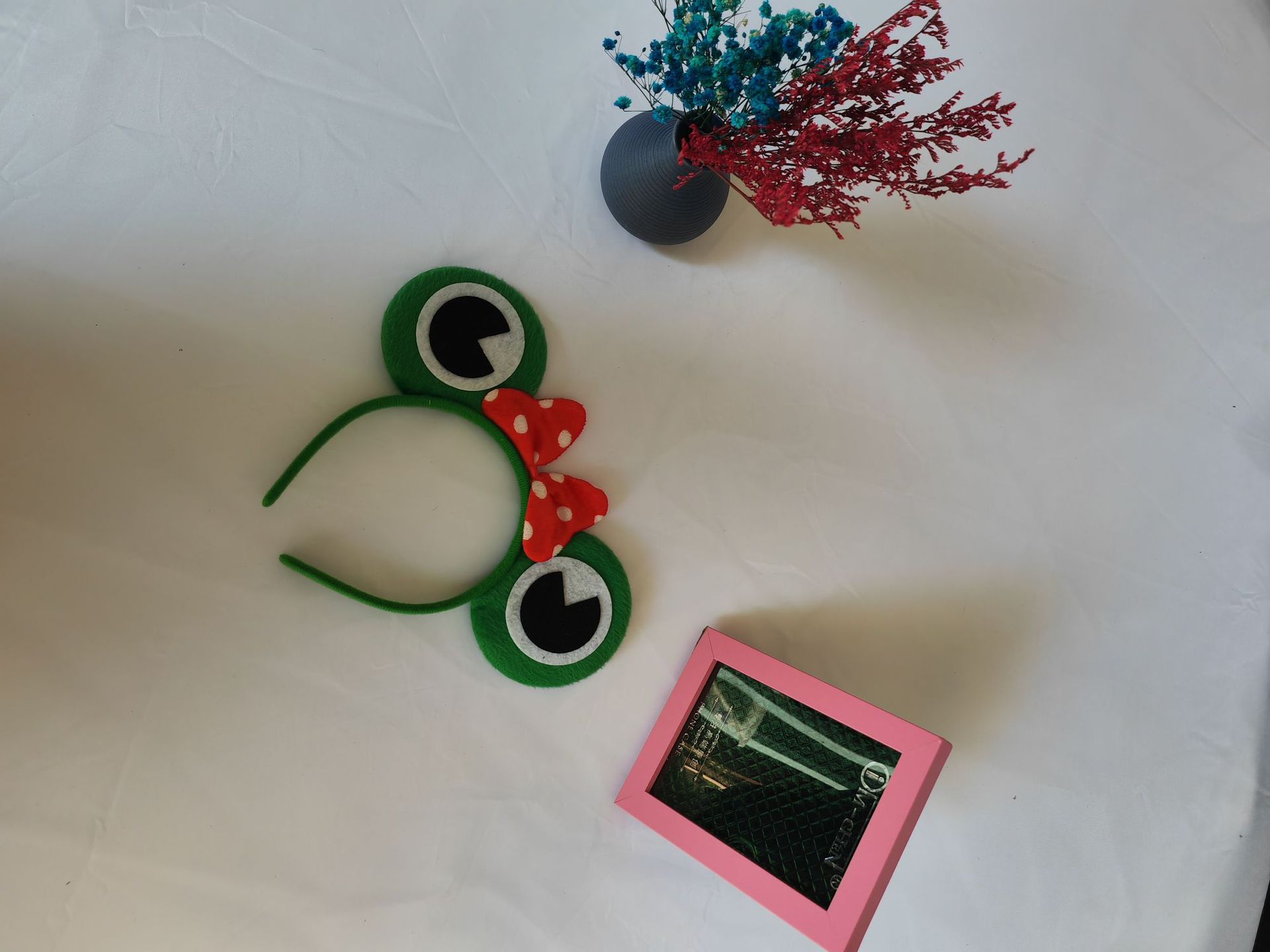 Children's Cartoon Big Eye Frog Crown Head Band for Parties & Kindergarten Performances