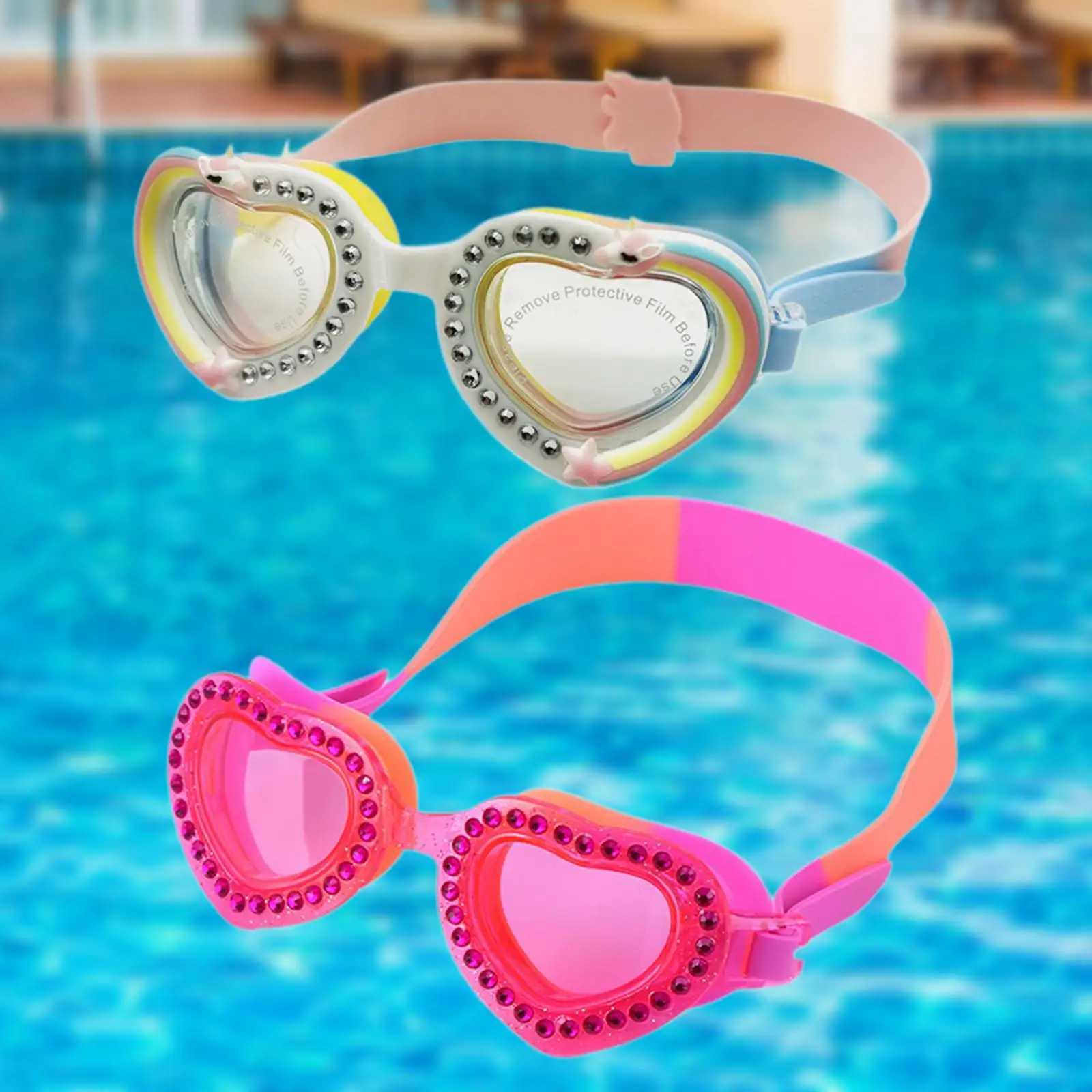 Kids Swim Goggles No Leaking Summer Beach Goggles Swim Diving Eyewear Wide View Water Pool Goggles Swimming Goggles Teens Z250215