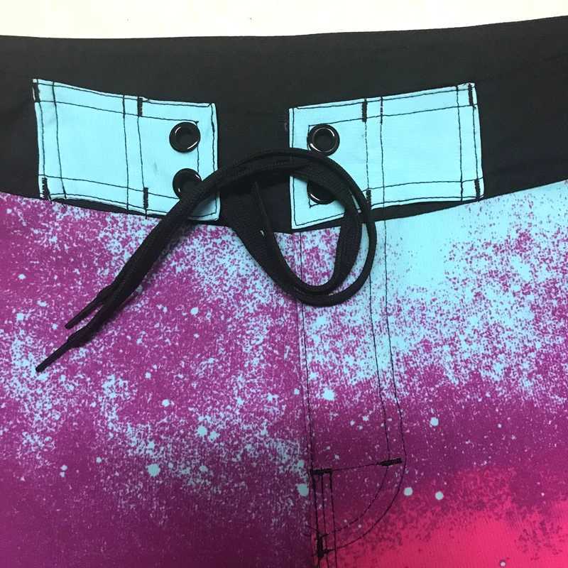 Swimwear Mens Summer Beach Shorts Quick Dry Board Swim Shorts Bathing Surf Short Running Trunks Bermuda Beachwear Plus Size W250215